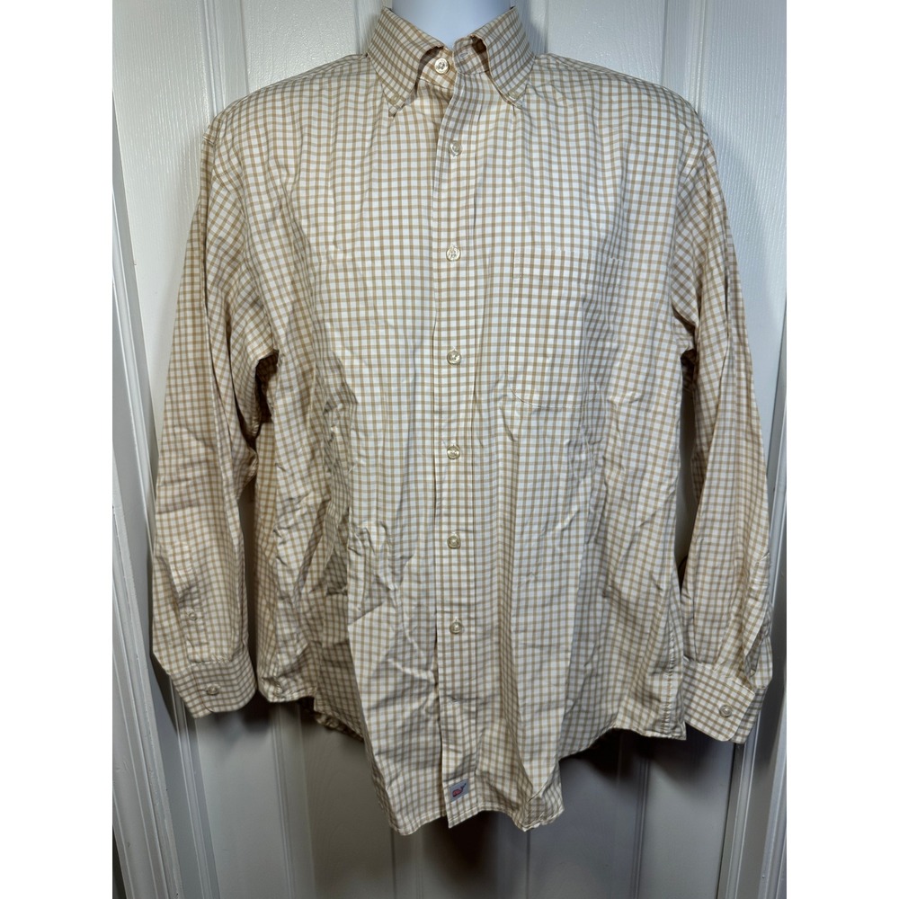 Vineyard Vines Murray Shirt Gingham Check Button Down‎ Cotton Mens Size L